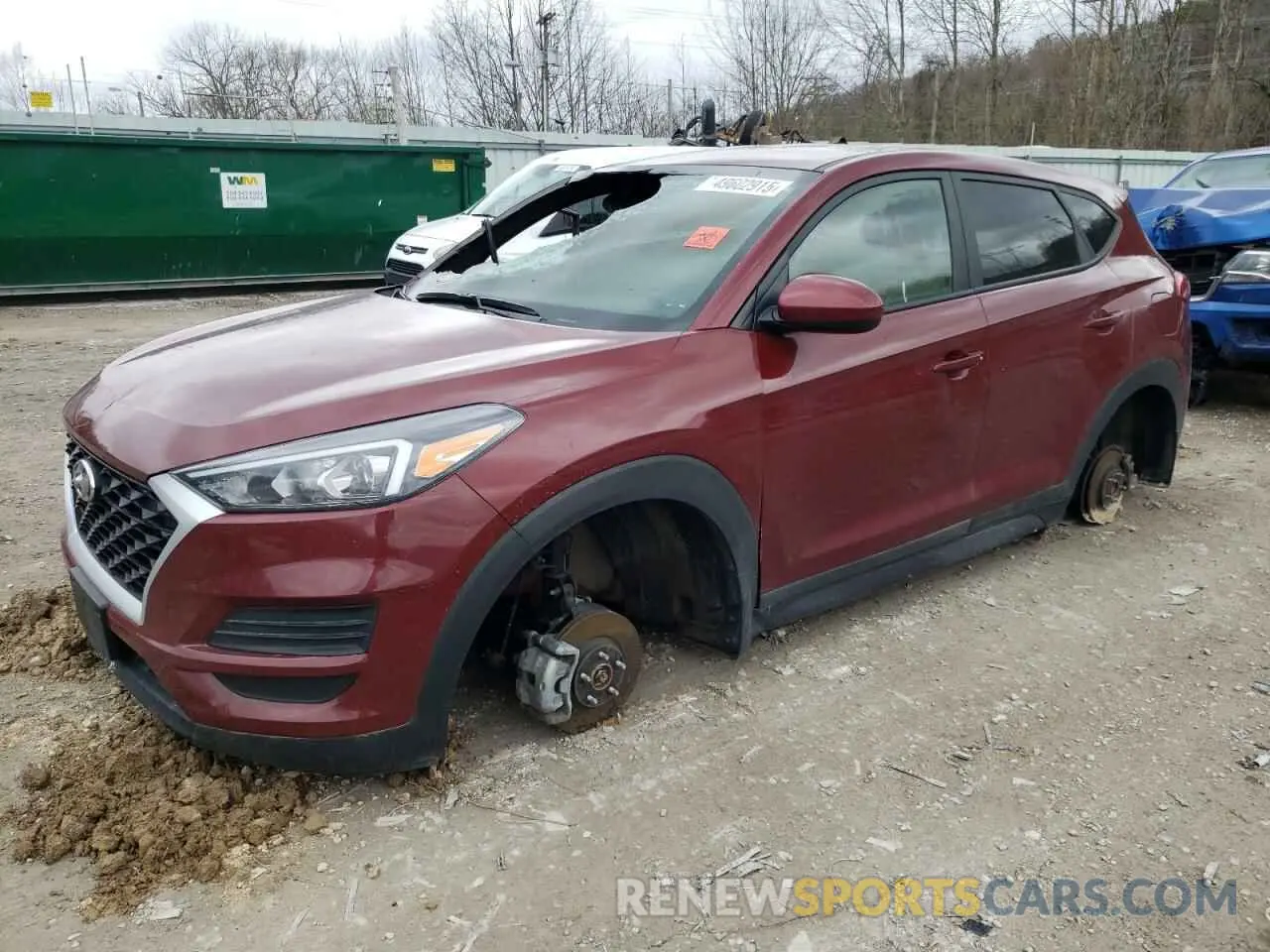 1 Photograph of a damaged car KM8J23A4XLU169419 HYUNDAI TUCSON 2020
