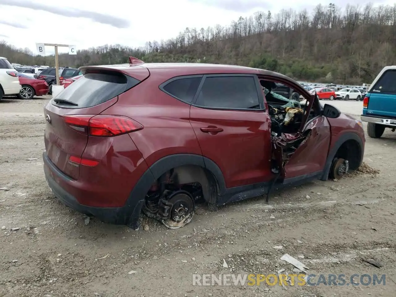 3 Photograph of a damaged car KM8J23A4XLU169419 HYUNDAI TUCSON 2020