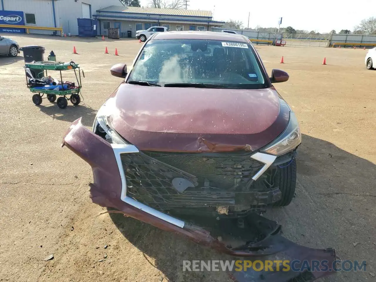 5 Photograph of a damaged car KM8J2CA40LU130998 HYUNDAI TUCSON 2020