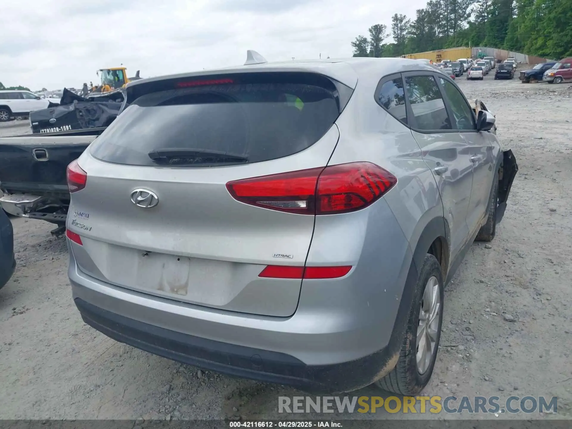 4 Photograph of a damaged car KM8J2CA40LU175326 HYUNDAI TUCSON 2020