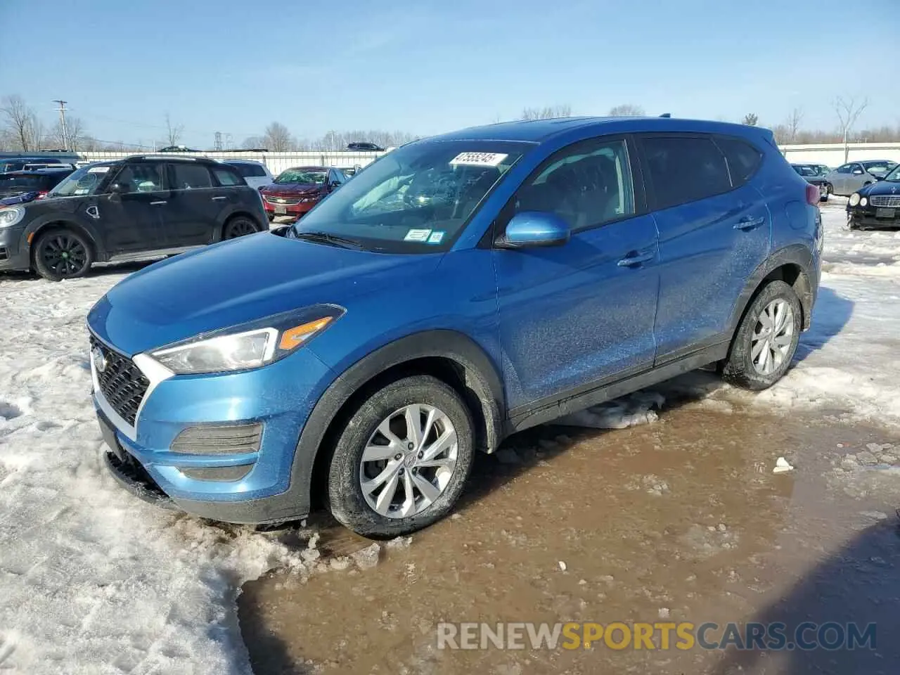 1 Photograph of a damaged car KM8J2CA40LU203898 HYUNDAI TUCSON 2020