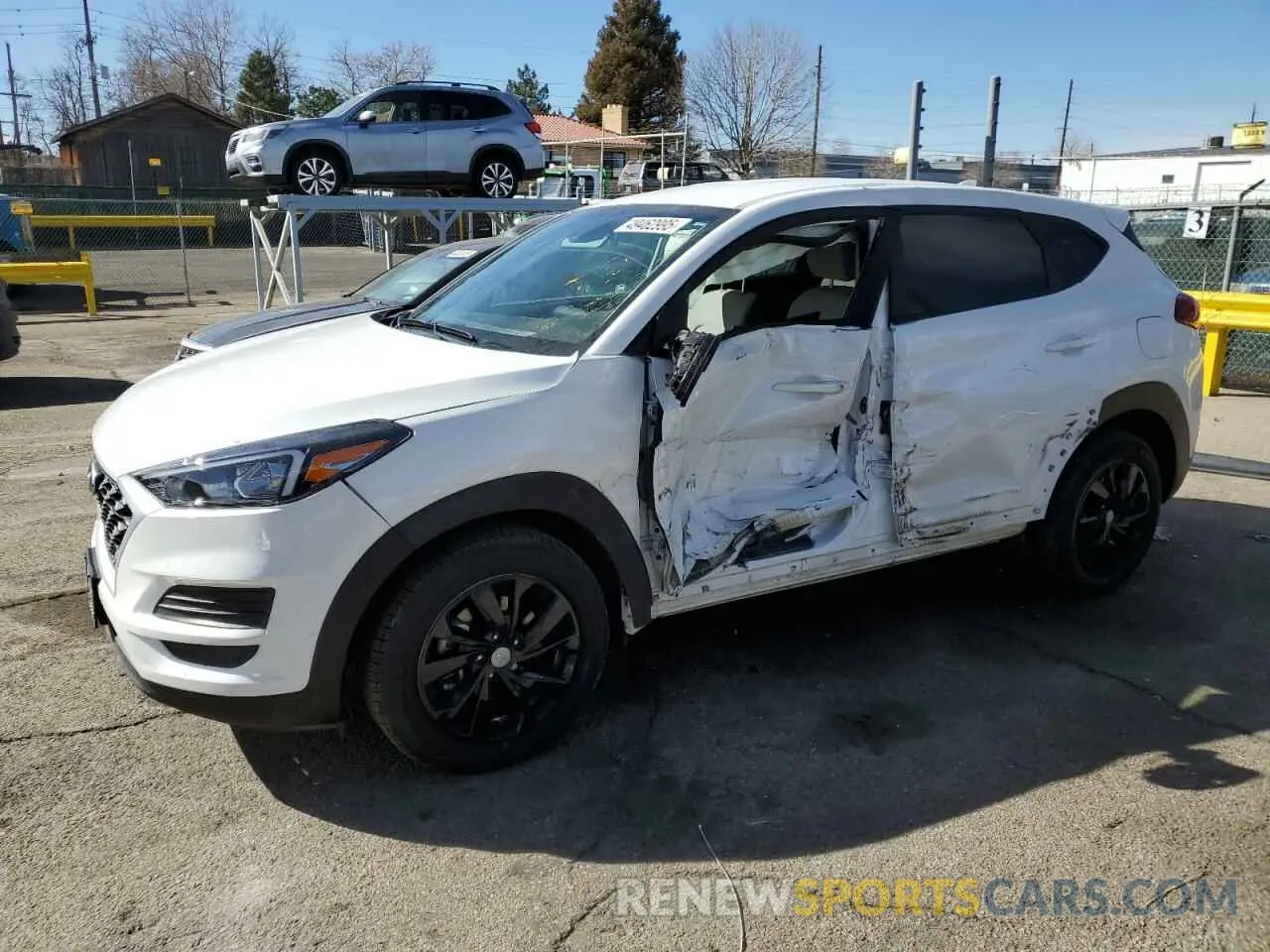 1 Photograph of a damaged car KM8J2CA40LU241051 HYUNDAI TUCSON 2020