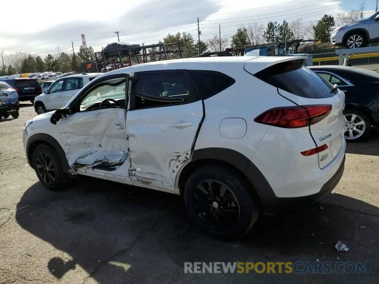 2 Photograph of a damaged car KM8J2CA40LU241051 HYUNDAI TUCSON 2020