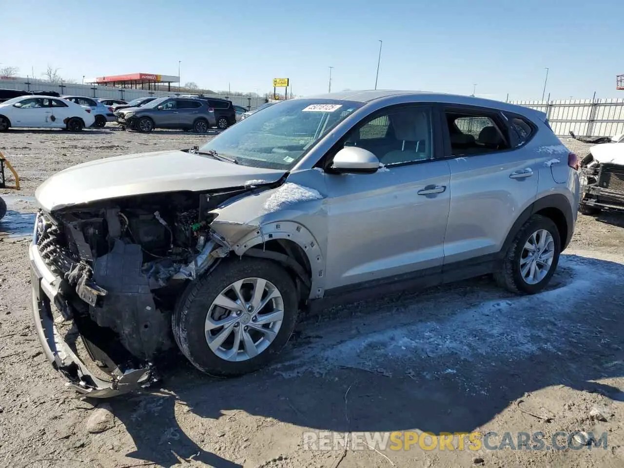 1 Photograph of a damaged car KM8J2CA41LU080760 HYUNDAI TUCSON 2020