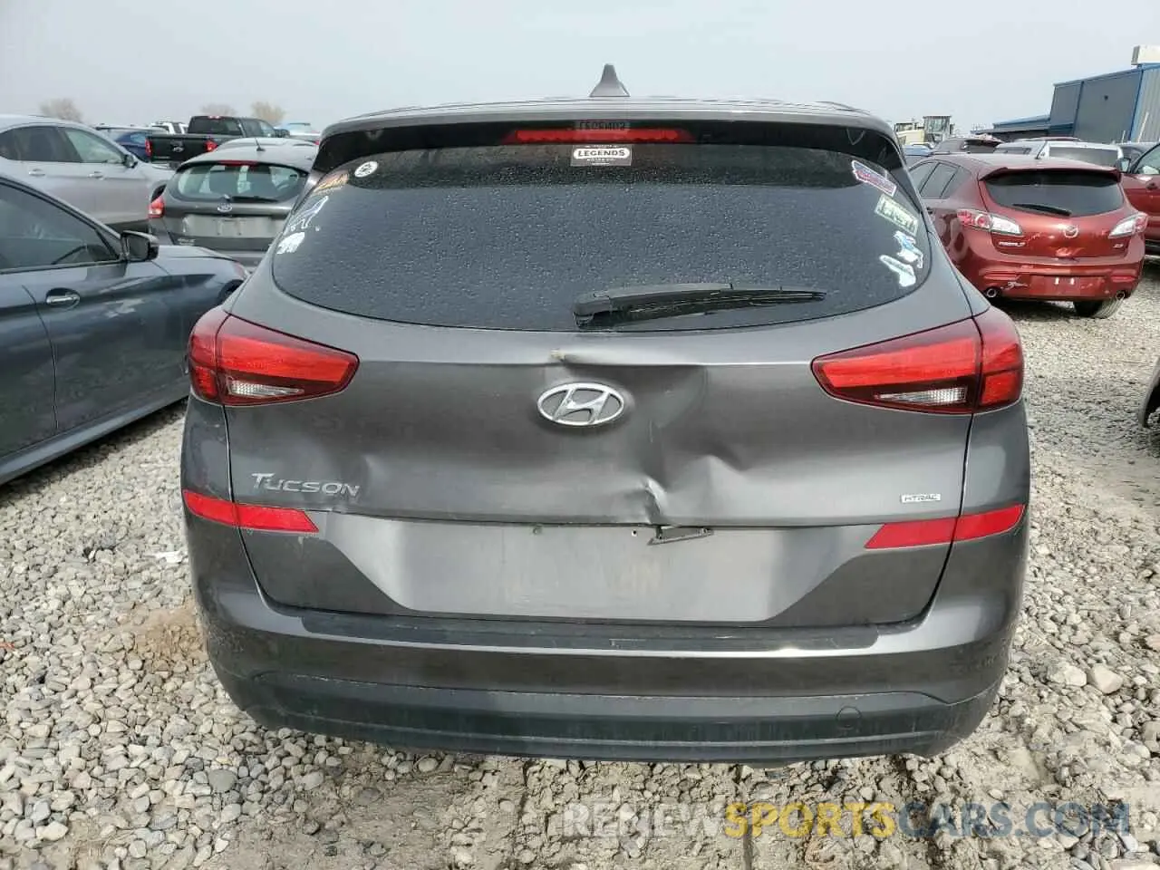 6 Photograph of a damaged car KM8J2CA41LU111537 HYUNDAI TUCSON 2020