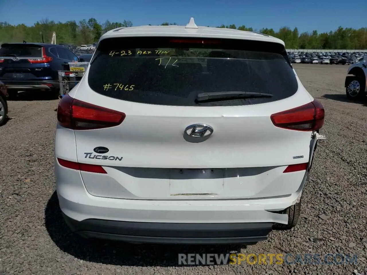 6 Фотография поврежденного автомобиля KM8J2CA41LU157465 HYUNDAI TUCSON 2020