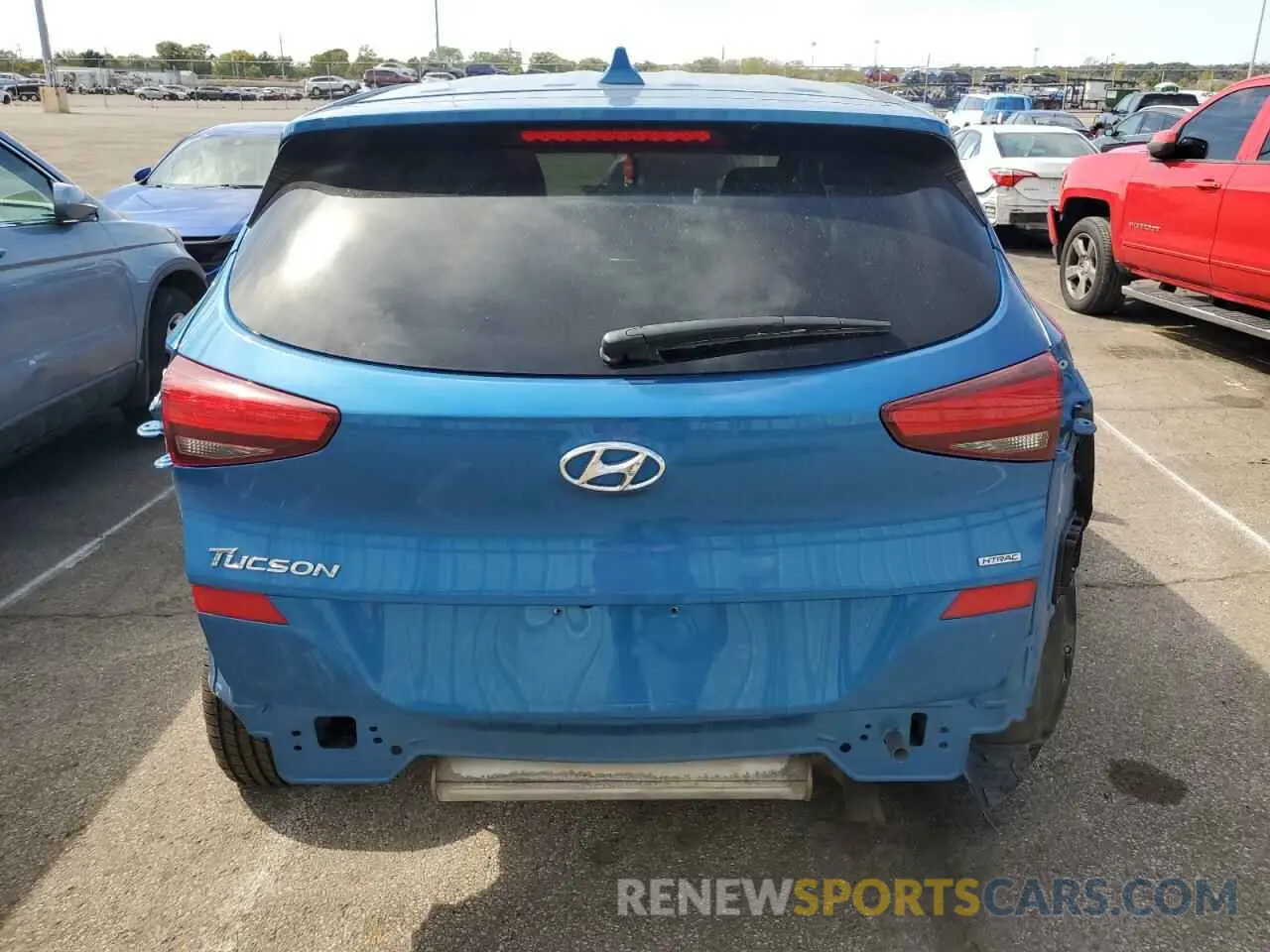 6 Photograph of a damaged car KM8J2CA42LU204079 HYUNDAI TUCSON 2020