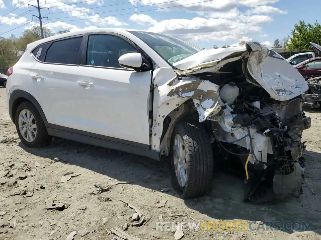 4 Photograph of a damaged car KM8J2CA43LU133054 HYUNDAI TUCSON 2020