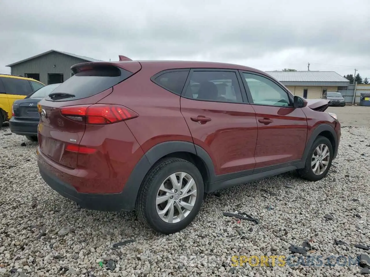 3 Photograph of a damaged car KM8J2CA44LU228173 HYUNDAI TUCSON 2020