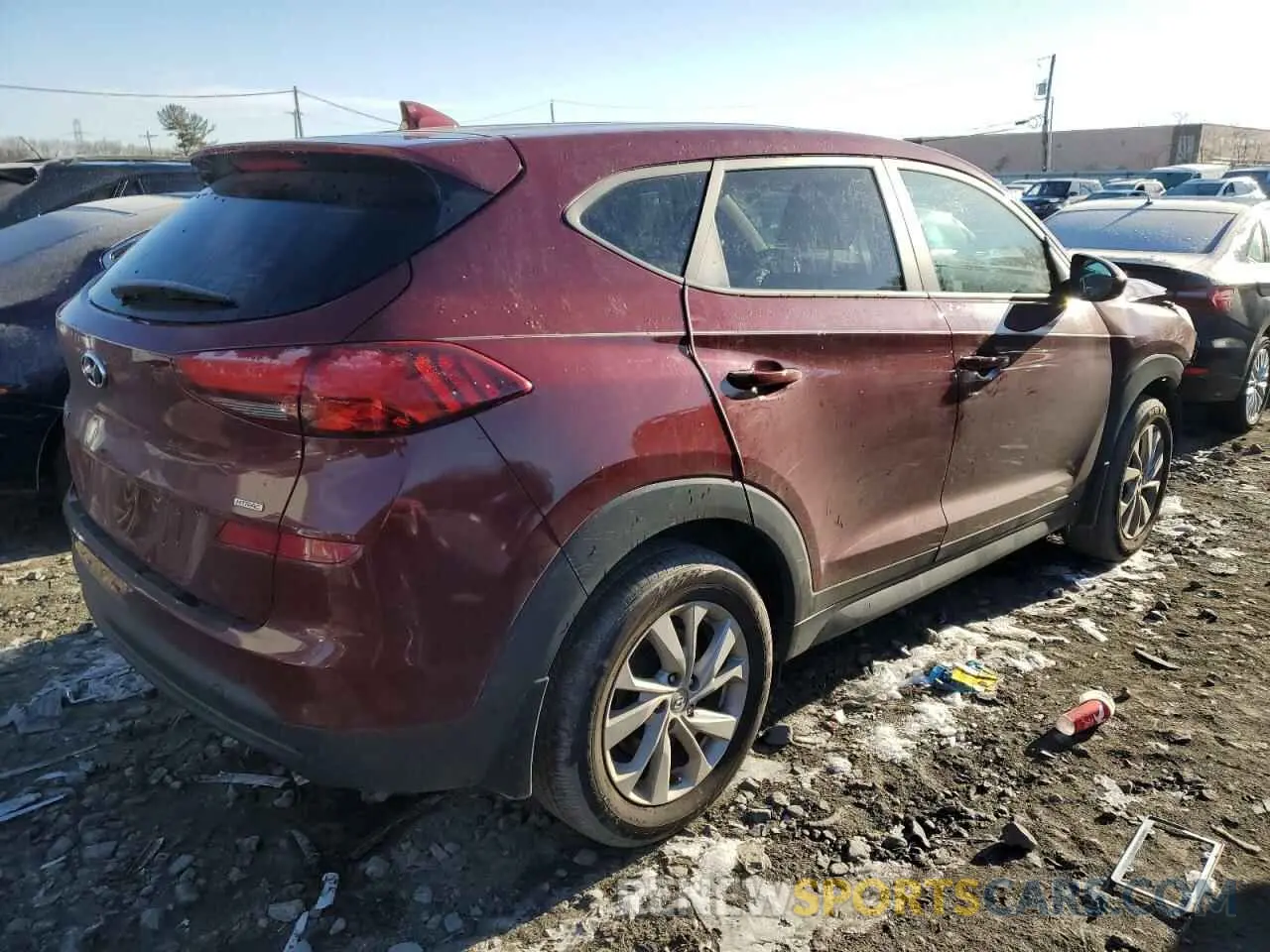 3 Photograph of a damaged car KM8J2CA44LU253543 HYUNDAI TUCSON 2020