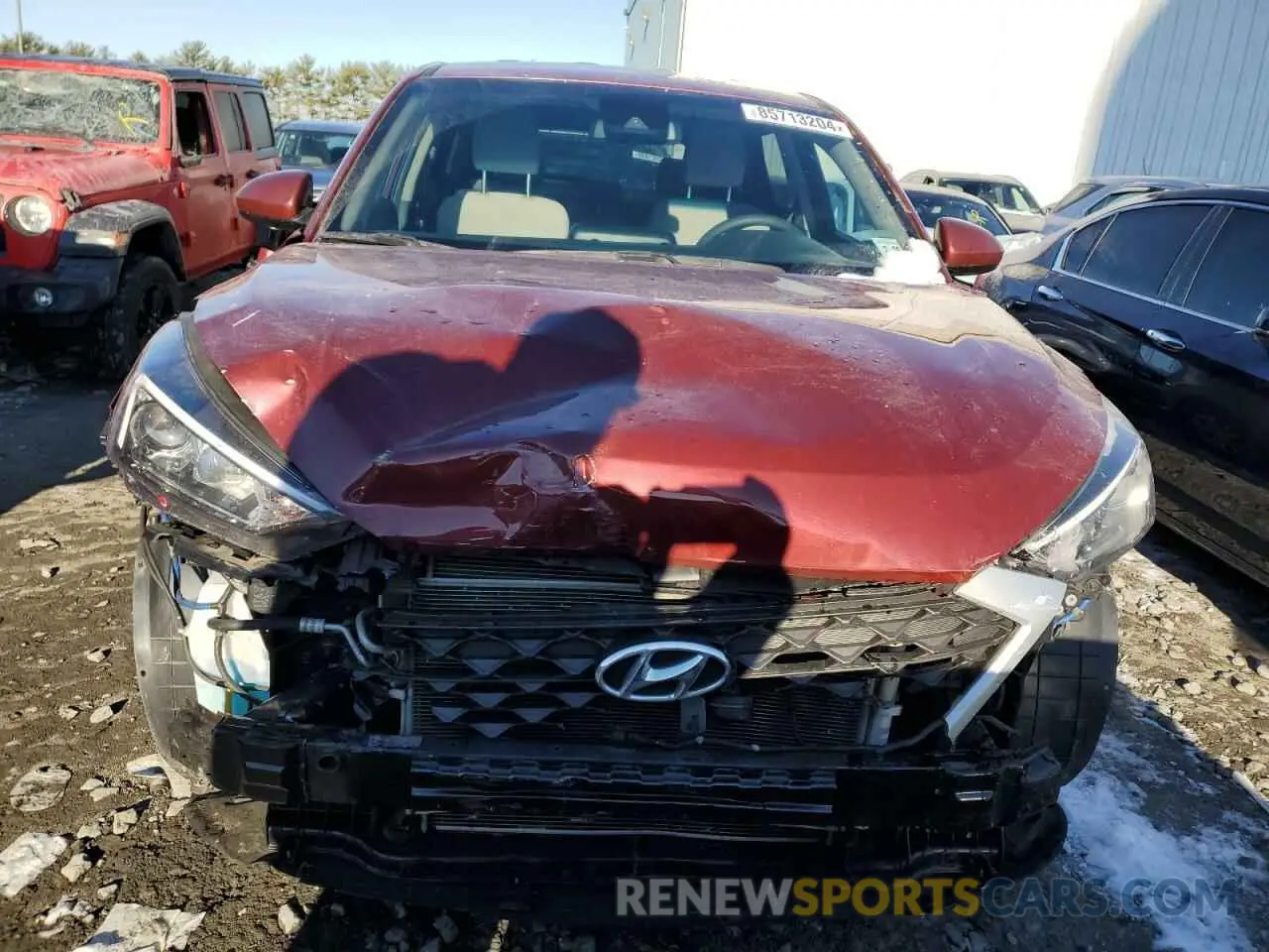 5 Photograph of a damaged car KM8J2CA44LU253543 HYUNDAI TUCSON 2020