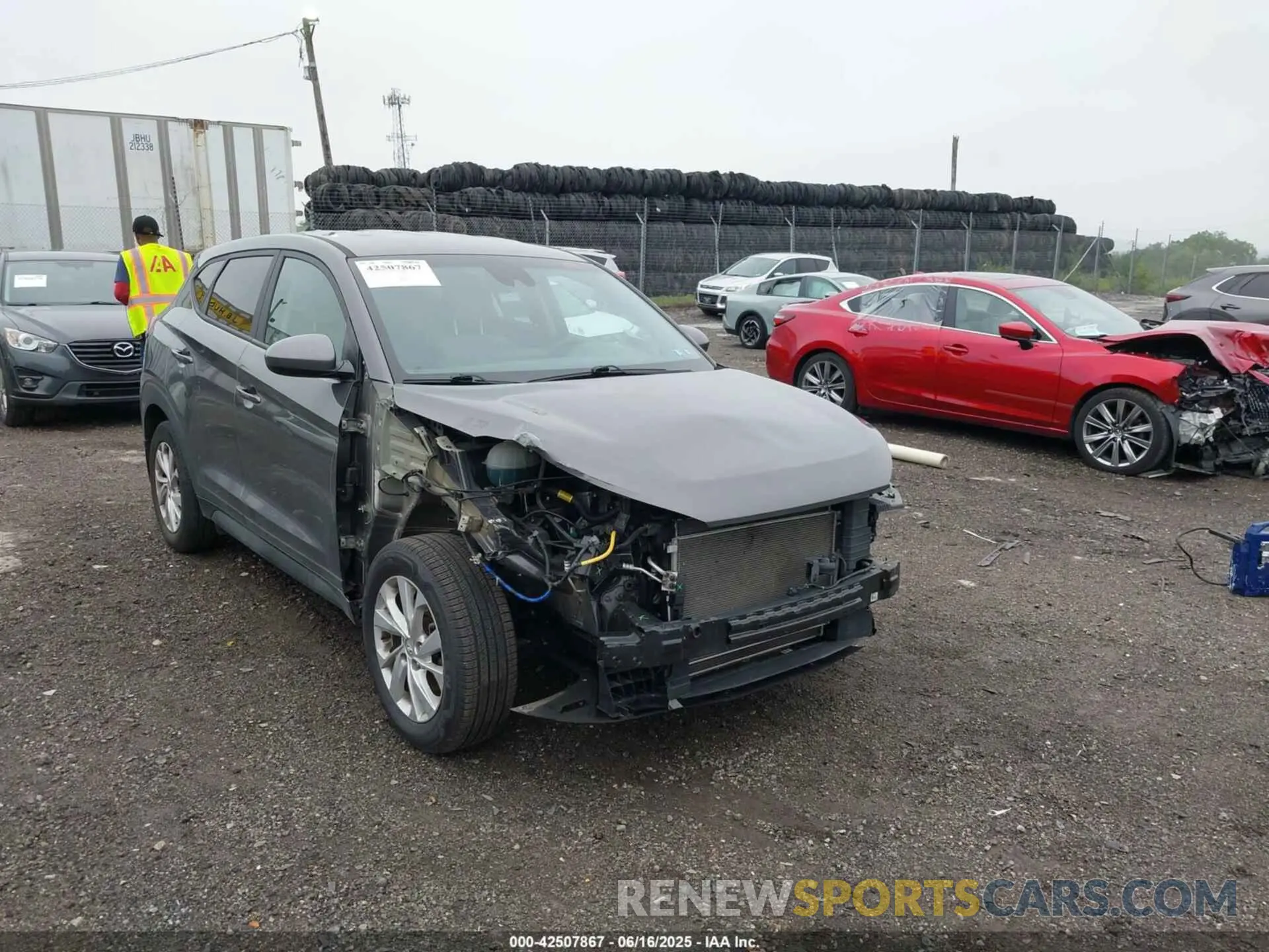 6 Photograph of a damaged car KM8J2CA45LU161342 HYUNDAI TUCSON 2020