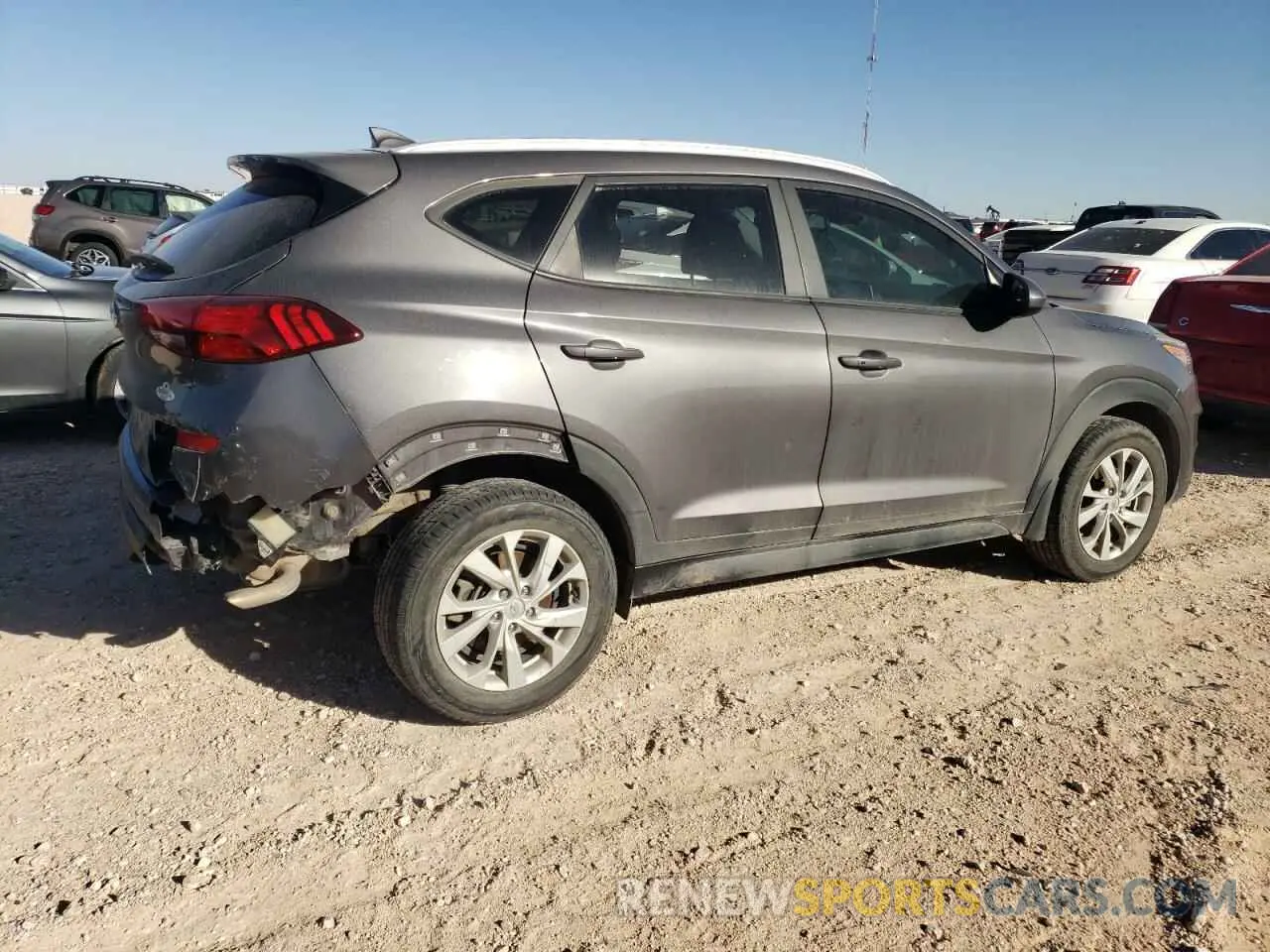 3 Photograph of a damaged car KM8J33A40LU095344 HYUNDAI TUCSON 2020