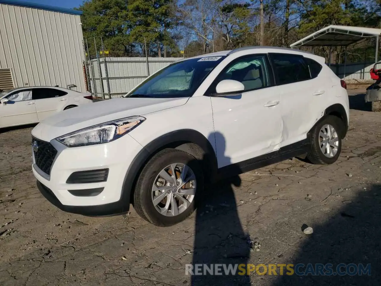 1 Photograph of a damaged car KM8J33A40LU227972 HYUNDAI TUCSON 2020
