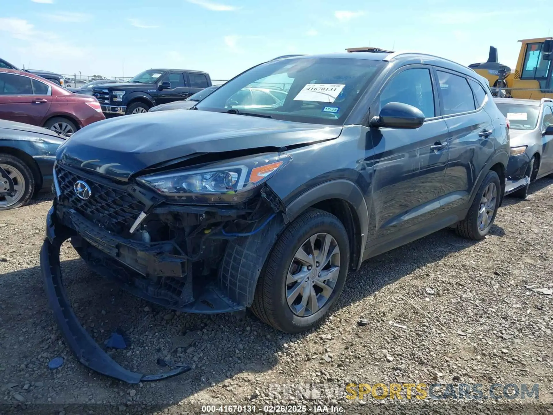 2 Photograph of a damaged car KM8J33A40LU273527 HYUNDAI TUCSON 2020