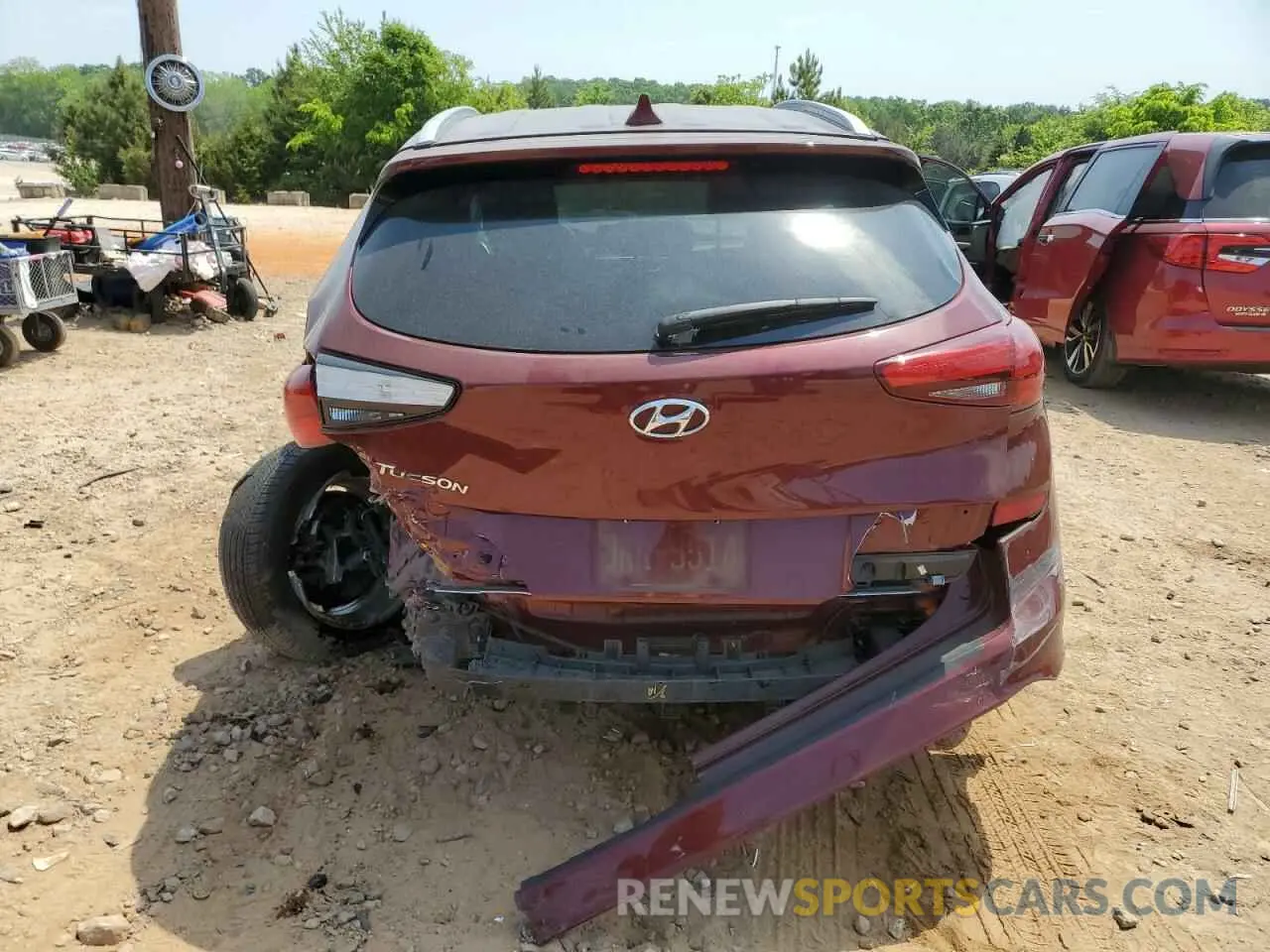 6 Photograph of a damaged car KM8J33A41LU085406 HYUNDAI TUCSON 2020