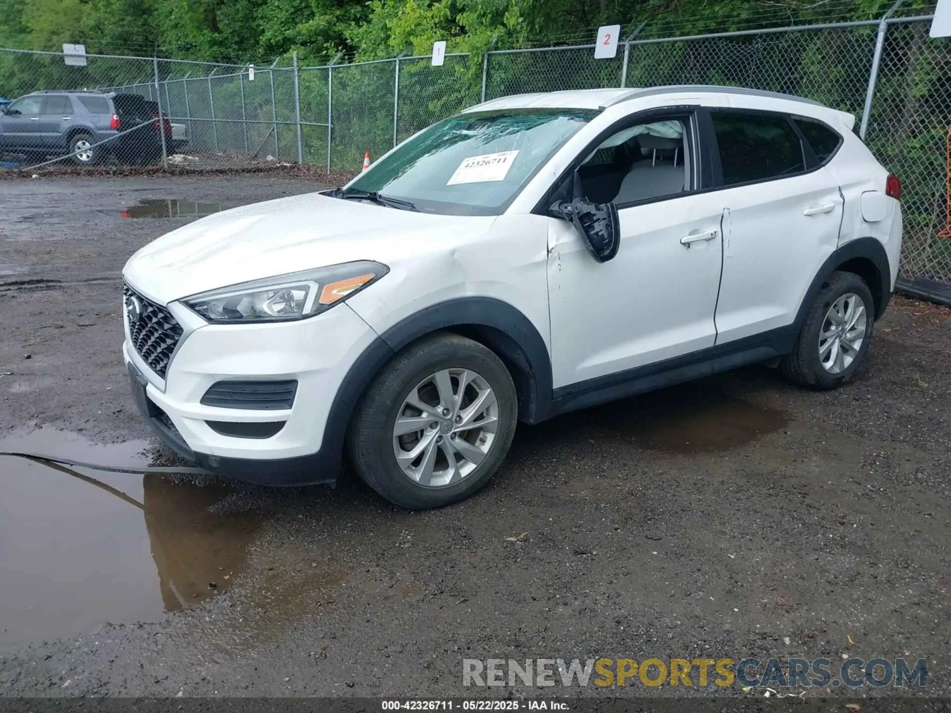 2 Фотография поврежденного автомобиля KM8J33A41LU161061 HYUNDAI TUCSON 2020