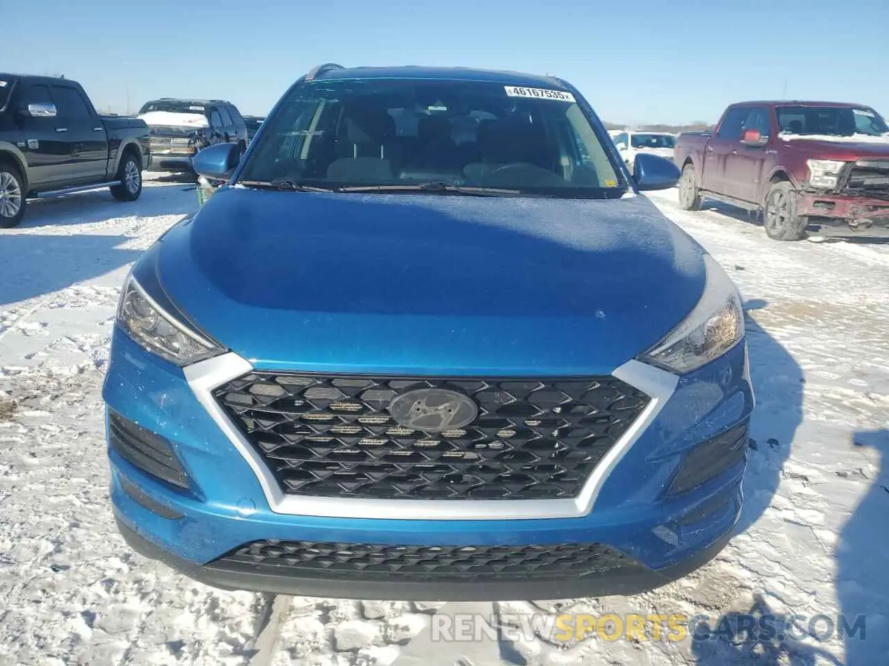 5 Photograph of a damaged car KM8J33A41LU263153 HYUNDAI TUCSON 2020