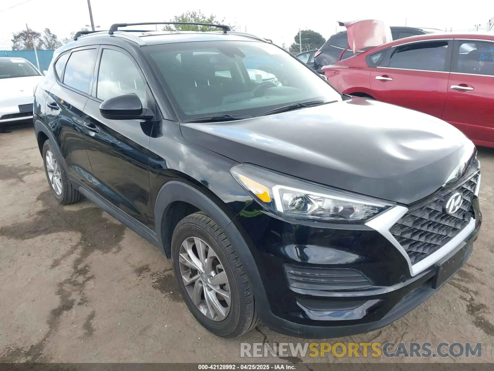 1 Фотография поврежденного автомобиля KM8J33A42LU141871 HYUNDAI TUCSON 2020