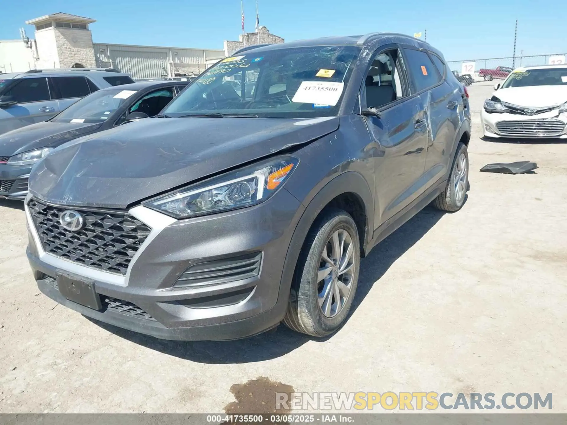 2 Photograph of a damaged car KM8J33A42LU150490 HYUNDAI TUCSON 2020