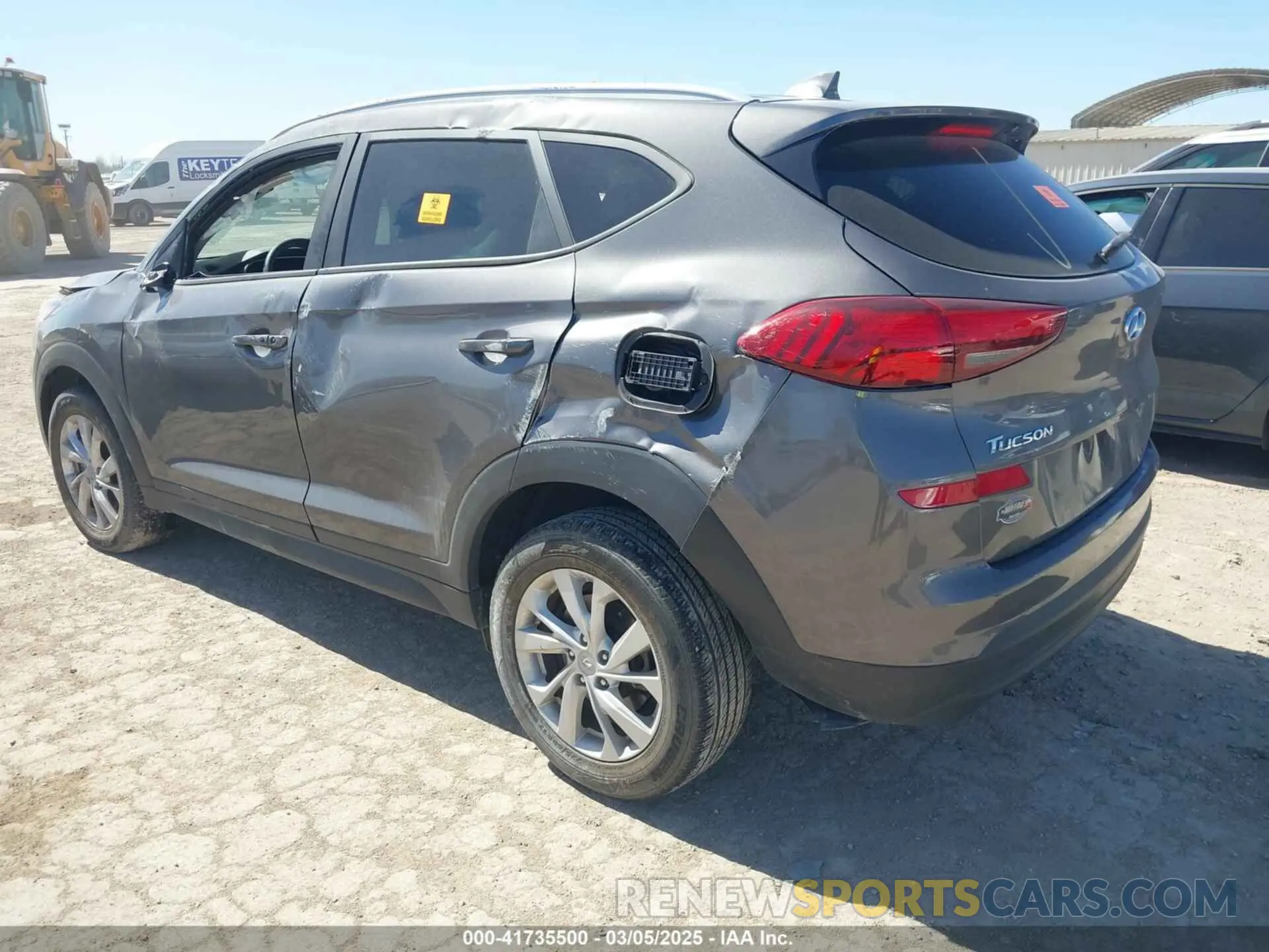 3 Photograph of a damaged car KM8J33A42LU150490 HYUNDAI TUCSON 2020
