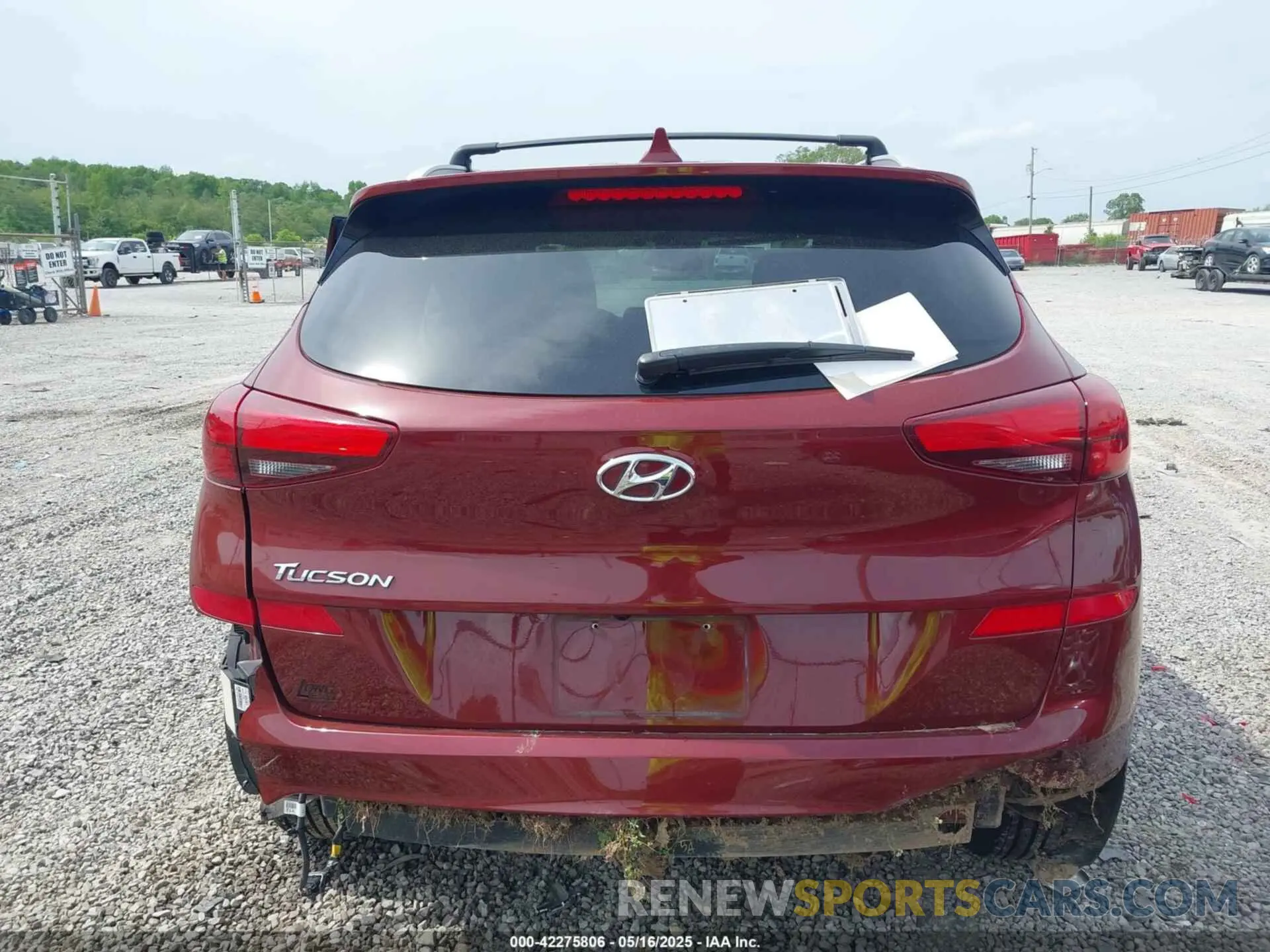 16 Photograph of a damaged car KM8J33A42LU196403 HYUNDAI TUCSON 2020