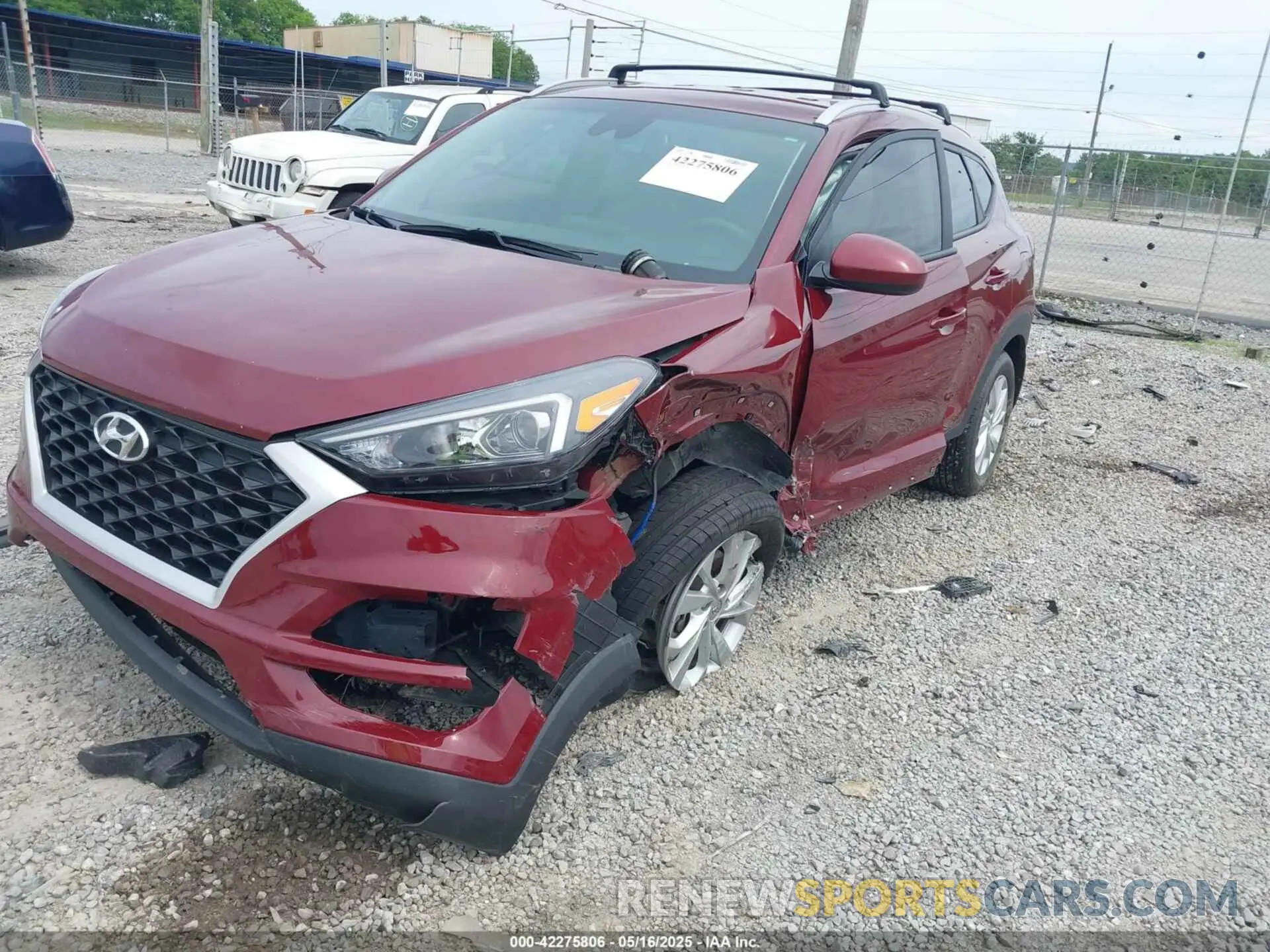 2 Photograph of a damaged car KM8J33A42LU196403 HYUNDAI TUCSON 2020
