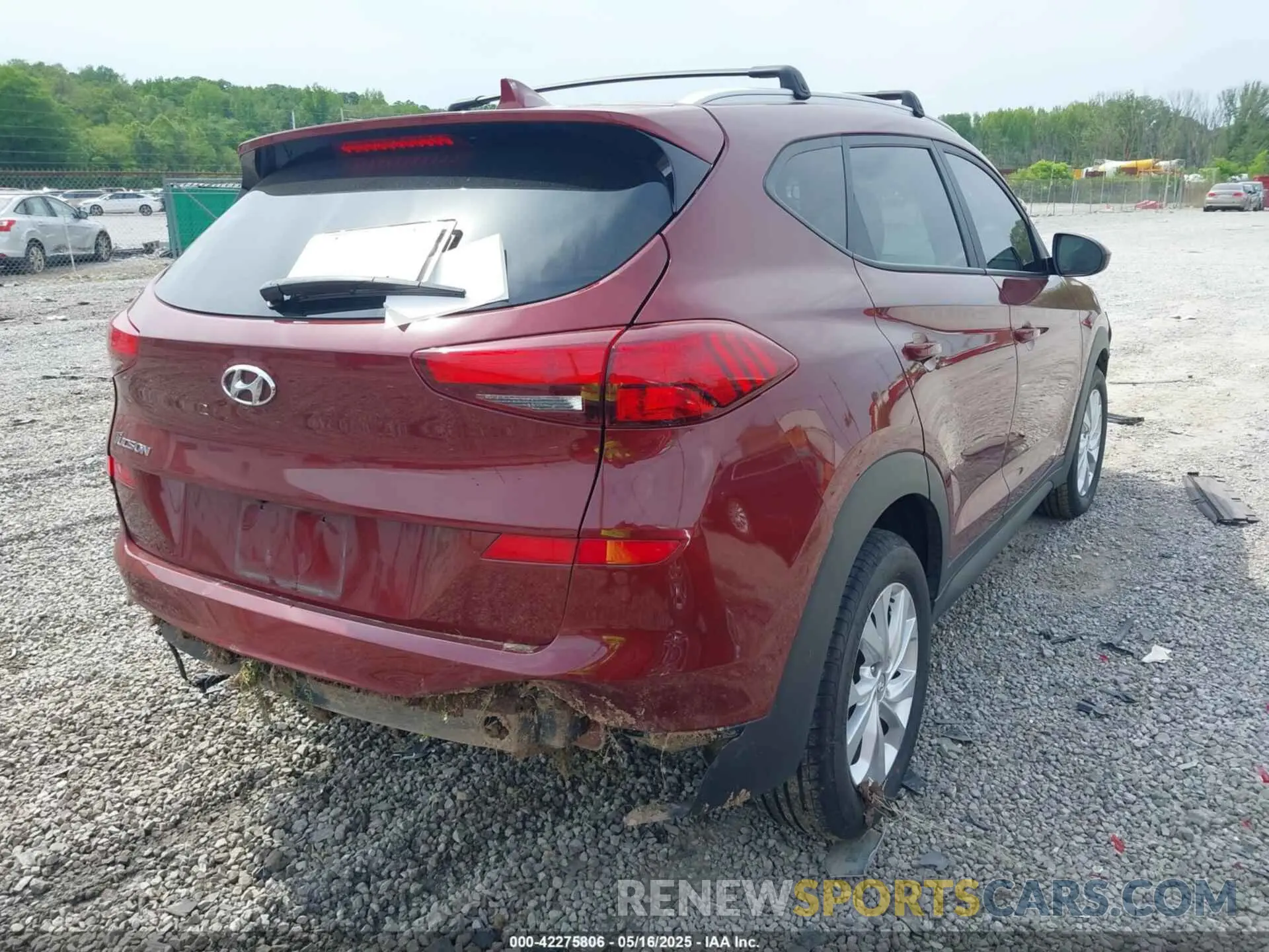 4 Photograph of a damaged car KM8J33A42LU196403 HYUNDAI TUCSON 2020