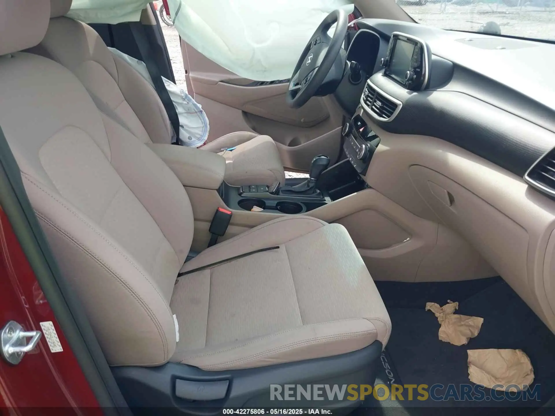 5 Photograph of a damaged car KM8J33A42LU196403 HYUNDAI TUCSON 2020
