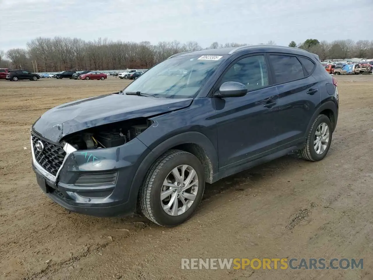 1 Photograph of a damaged car KM8J33A43LU103212 HYUNDAI TUCSON 2020