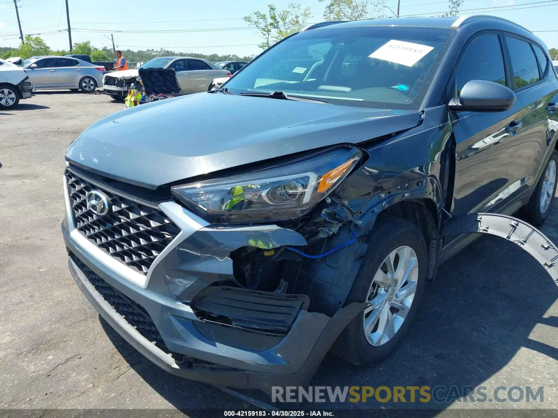 6 Photograph of a damaged car KM8J33A44LU192708 HYUNDAI TUCSON 2020