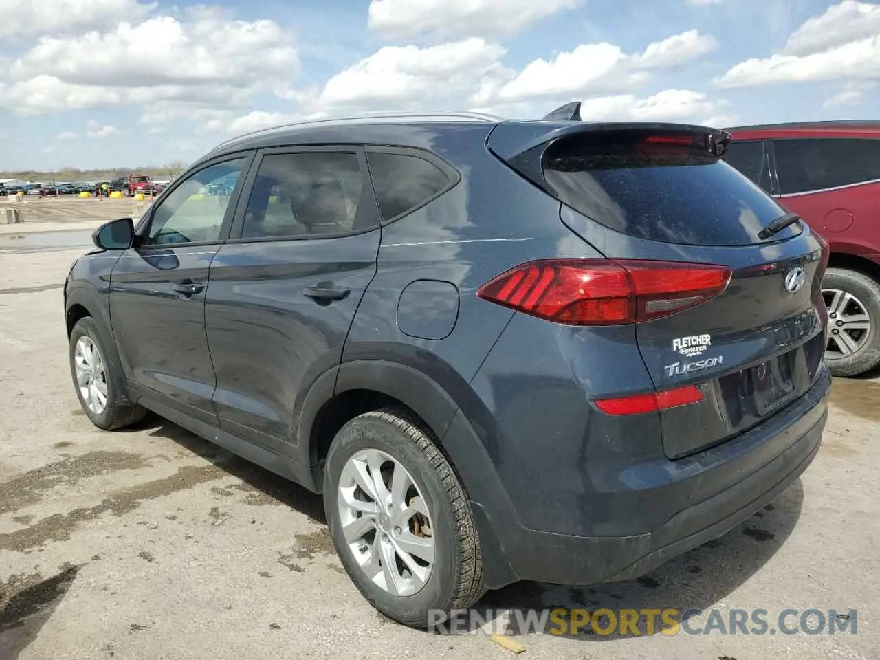 2 Photograph of a damaged car KM8J33A44LU268105 HYUNDAI TUCSON 2020
