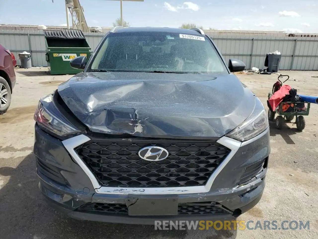 5 Photograph of a damaged car KM8J33A44LU268105 HYUNDAI TUCSON 2020