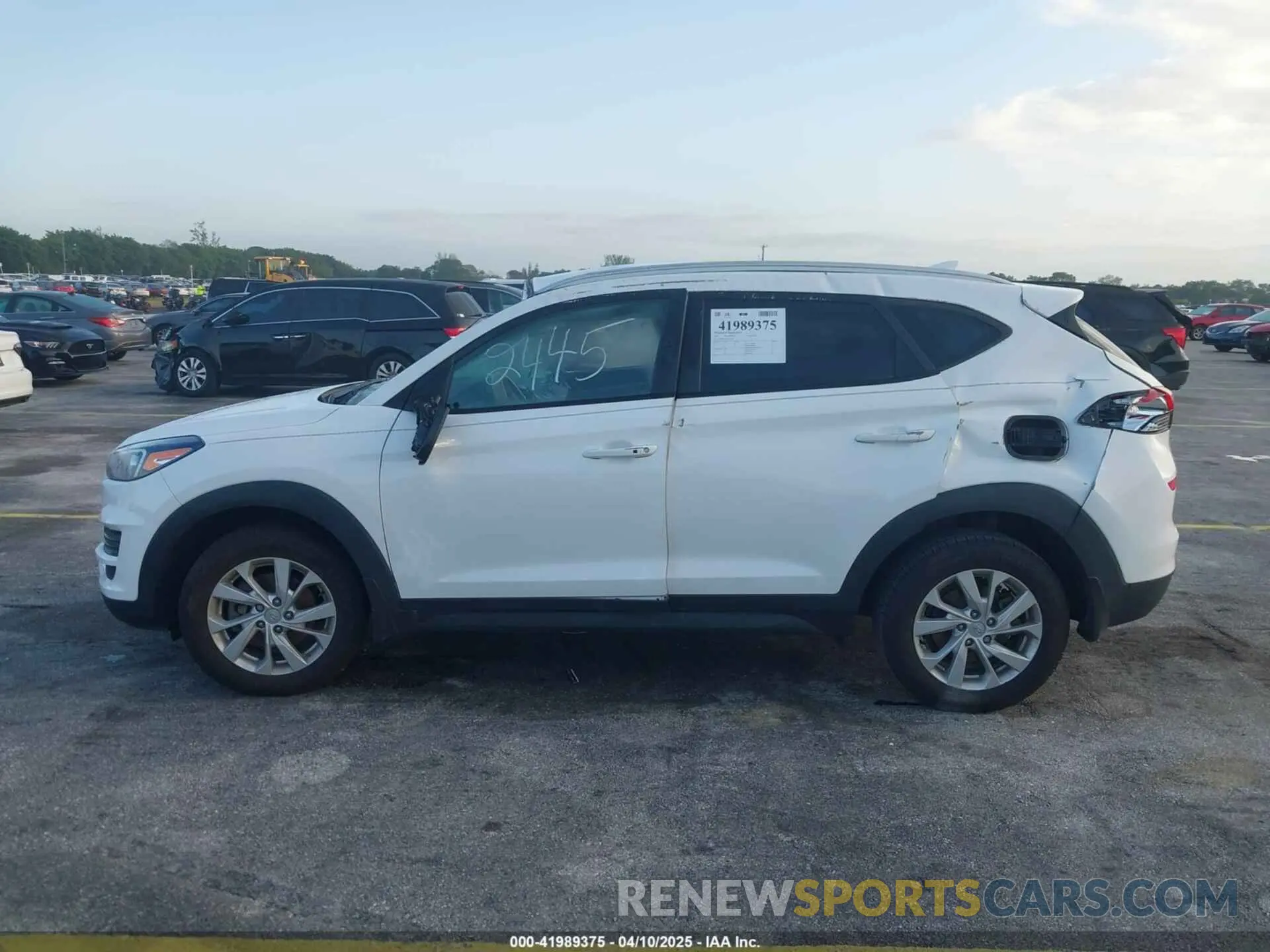 13 Photograph of a damaged car KM8J33A44LU272445 HYUNDAI TUCSON 2020
