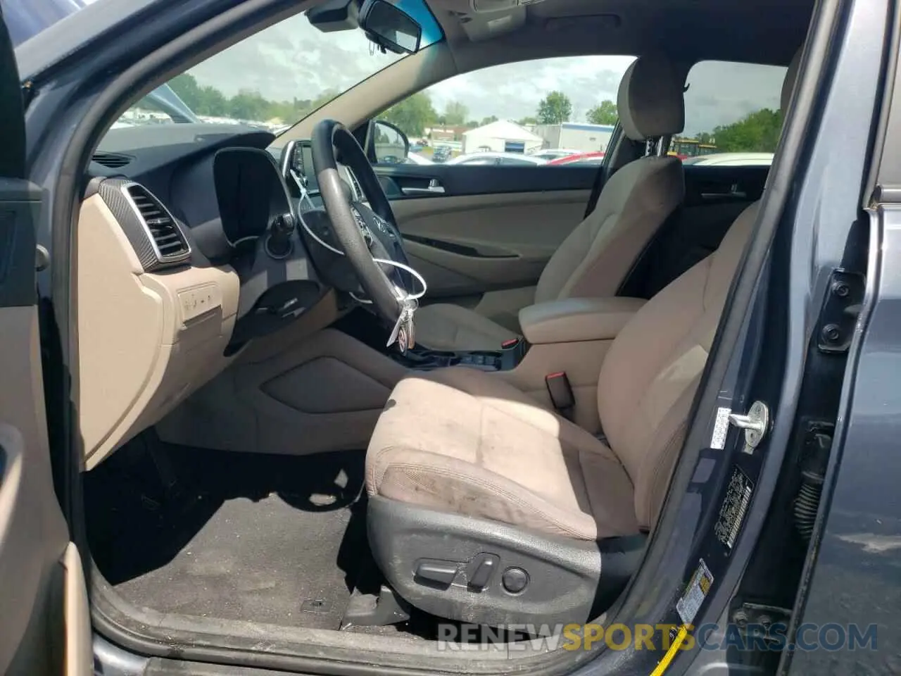 7 Photograph of a damaged car KM8J33A47LU158715 HYUNDAI TUCSON 2020