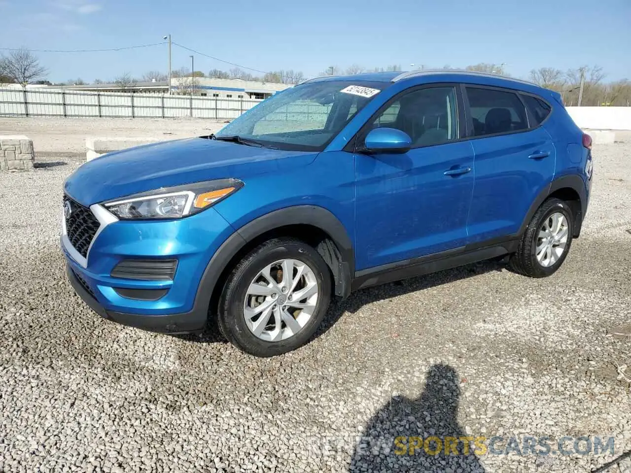 1 Photograph of a damaged car KM8J33A47LU172372 HYUNDAI TUCSON 2020