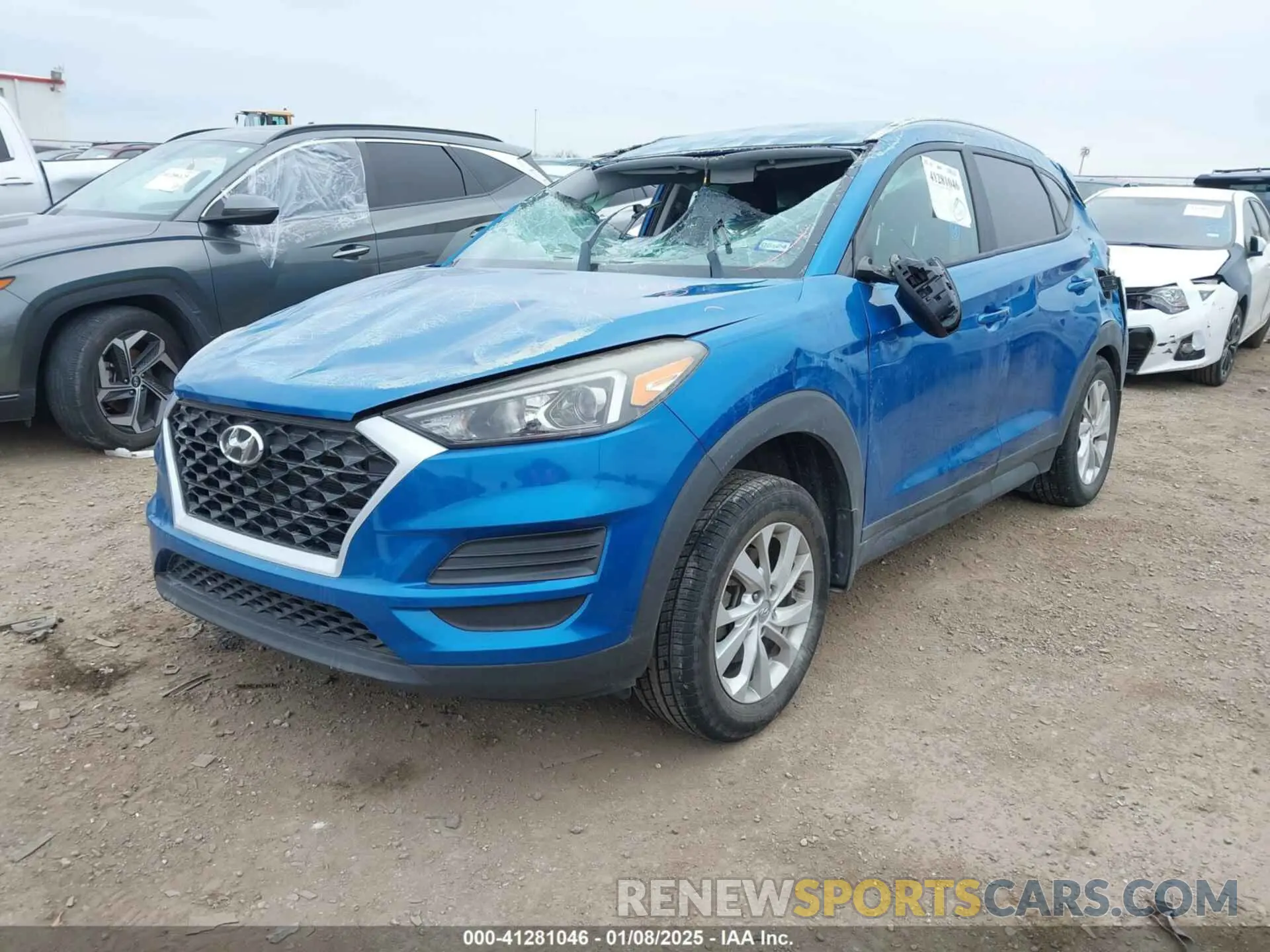 2 Фотография поврежденного автомобиля KM8J33A48LU089419 HYUNDAI TUCSON 2020