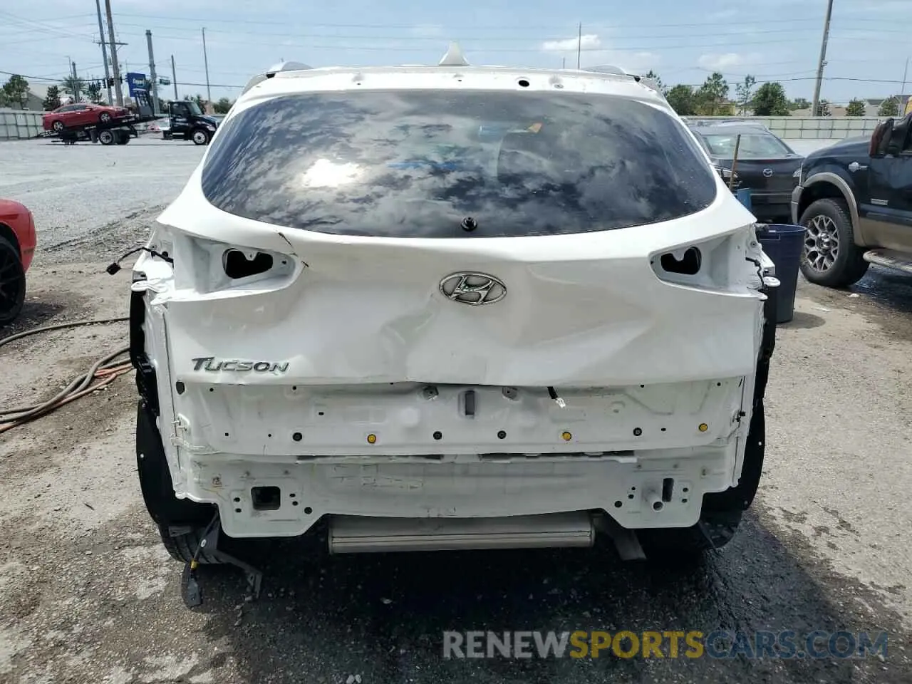 6 Photograph of a damaged car KM8J33A48LU102248 HYUNDAI TUCSON 2020