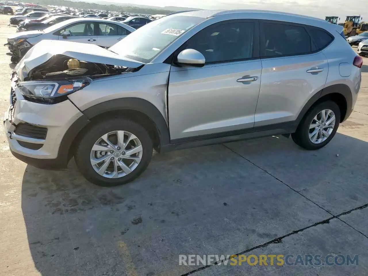 1 Фотография поврежденного автомобиля KM8J33A49LU142337 HYUNDAI TUCSON 2020