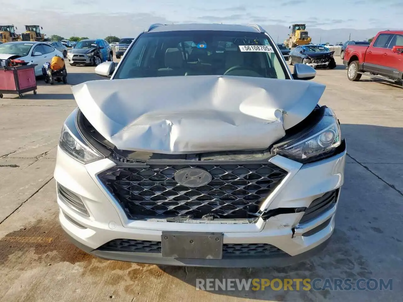 5 Фотография поврежденного автомобиля KM8J33A49LU142337 HYUNDAI TUCSON 2020