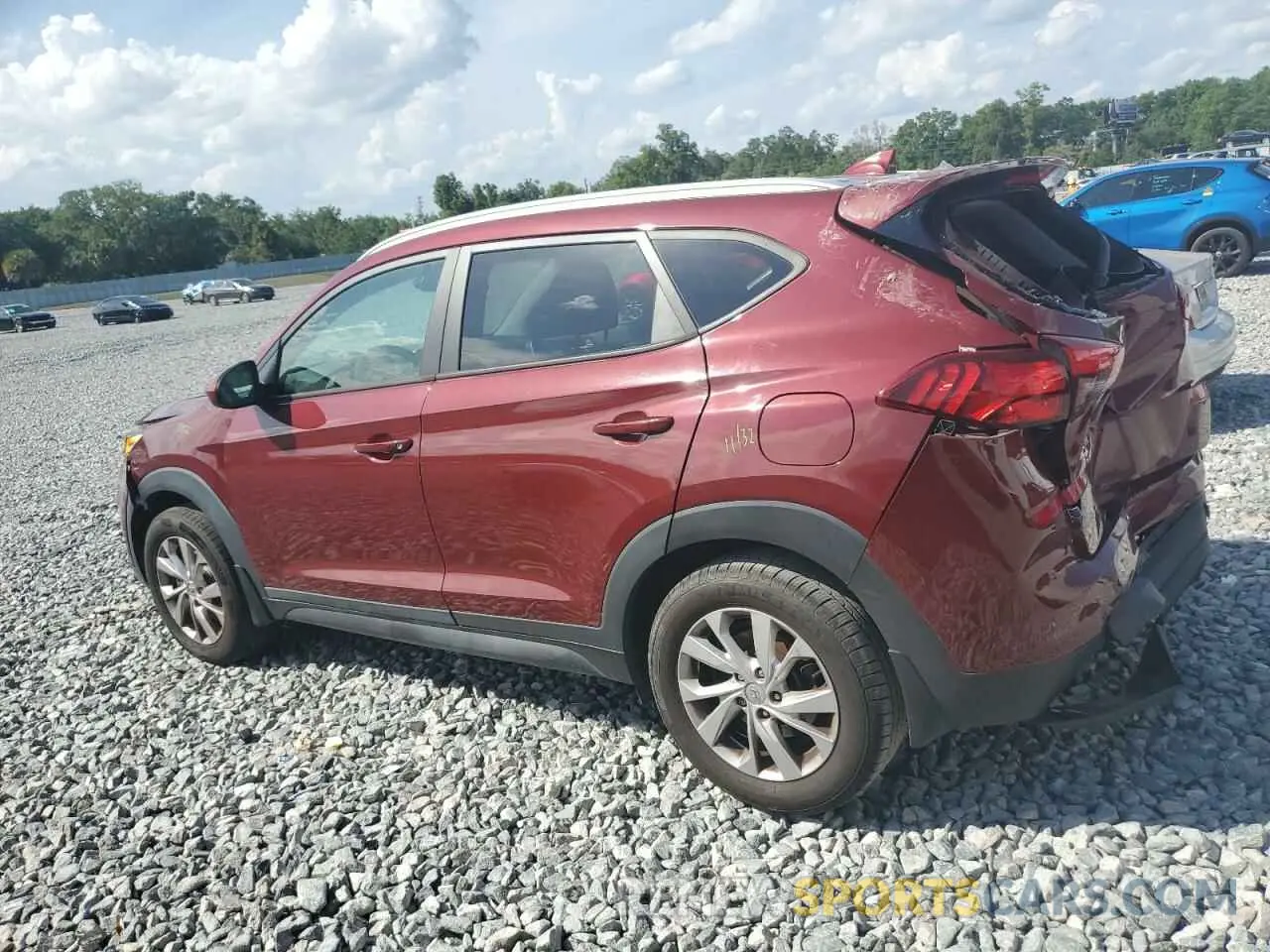 2 Photograph of a damaged car KM8J33A49LU192929 HYUNDAI TUCSON 2020