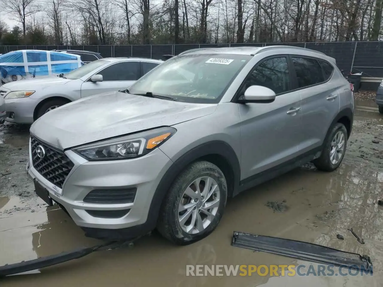 1 Photograph of a damaged car KM8J33A49LU258928 HYUNDAI TUCSON 2020