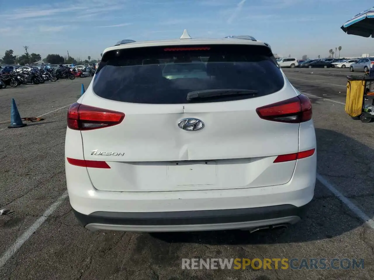 6 Photograph of a damaged car KM8J33AL0LU175797 HYUNDAI TUCSON 2020
