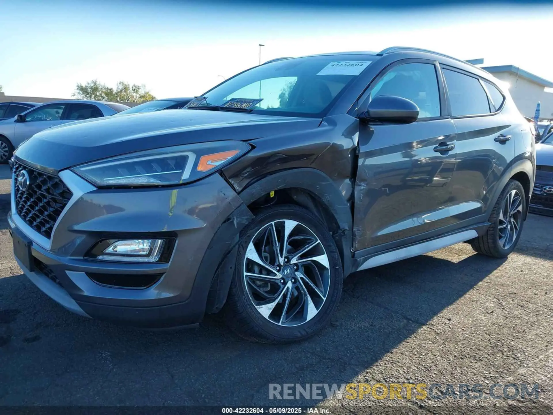 2 Photograph of a damaged car KM8J33AL4LU084564 HYUNDAI TUCSON 2020