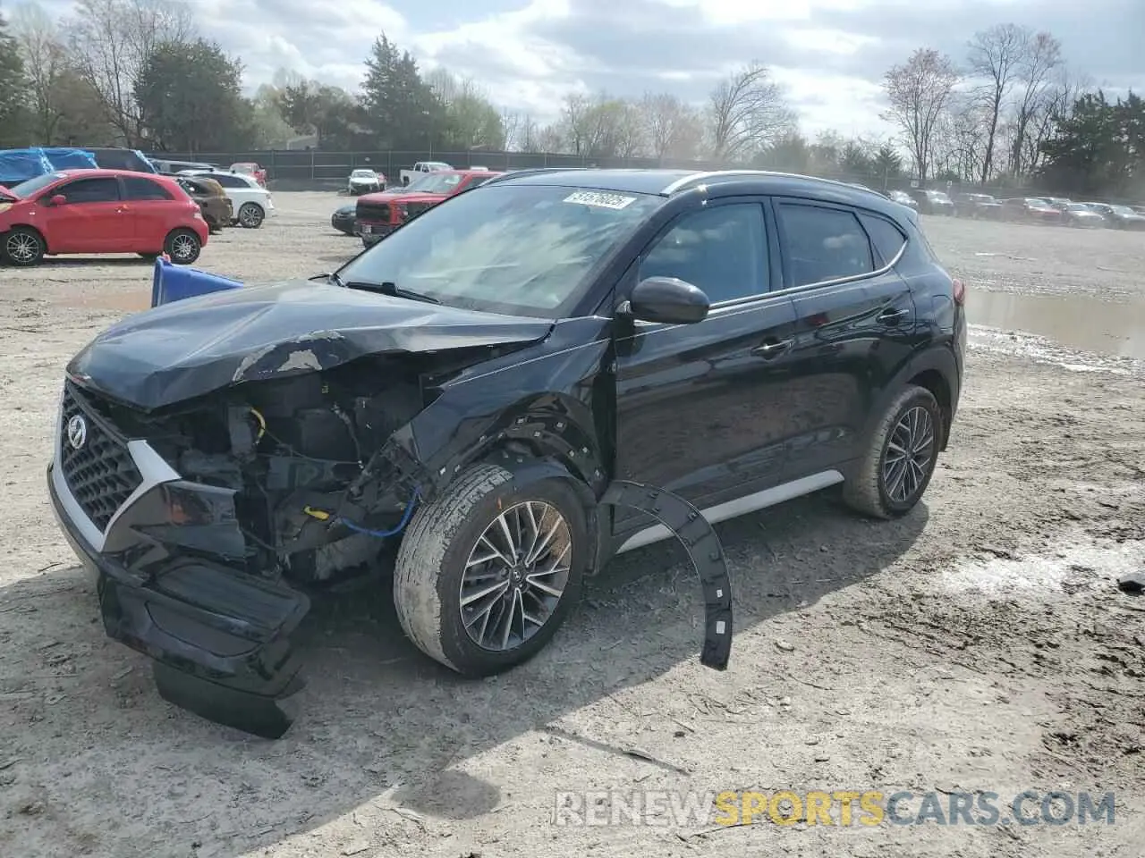 1 Photograph of a damaged car KM8J33AL4LU131771 HYUNDAI TUCSON 2020