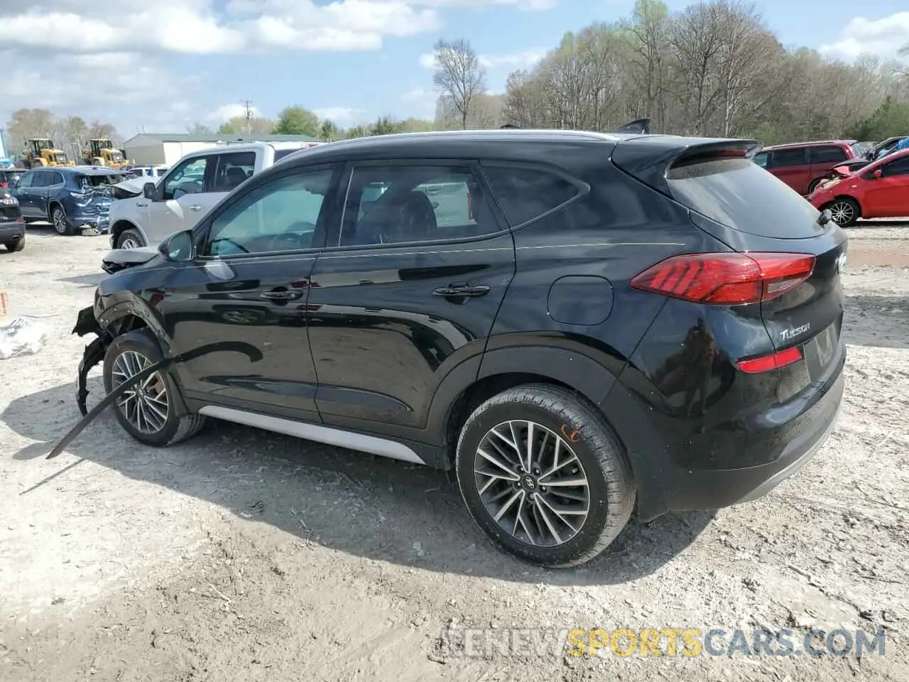 2 Photograph of a damaged car KM8J33AL4LU131771 HYUNDAI TUCSON 2020