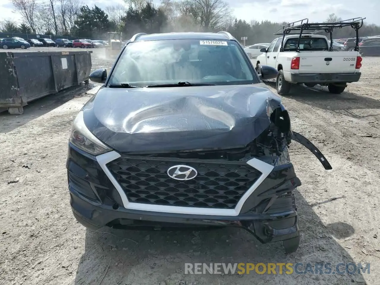 5 Photograph of a damaged car KM8J33AL4LU131771 HYUNDAI TUCSON 2020