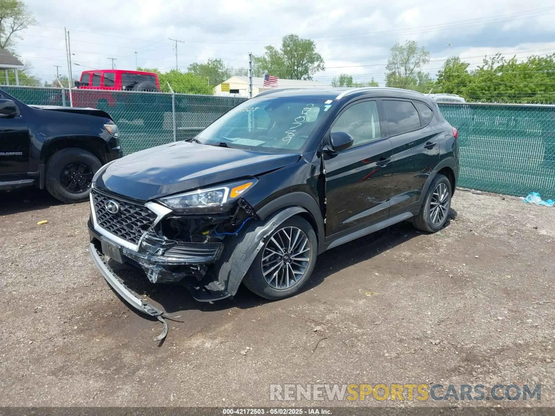 2 Фотография поврежденного автомобиля KM8J33AL4LU250789 HYUNDAI TUCSON 2020
