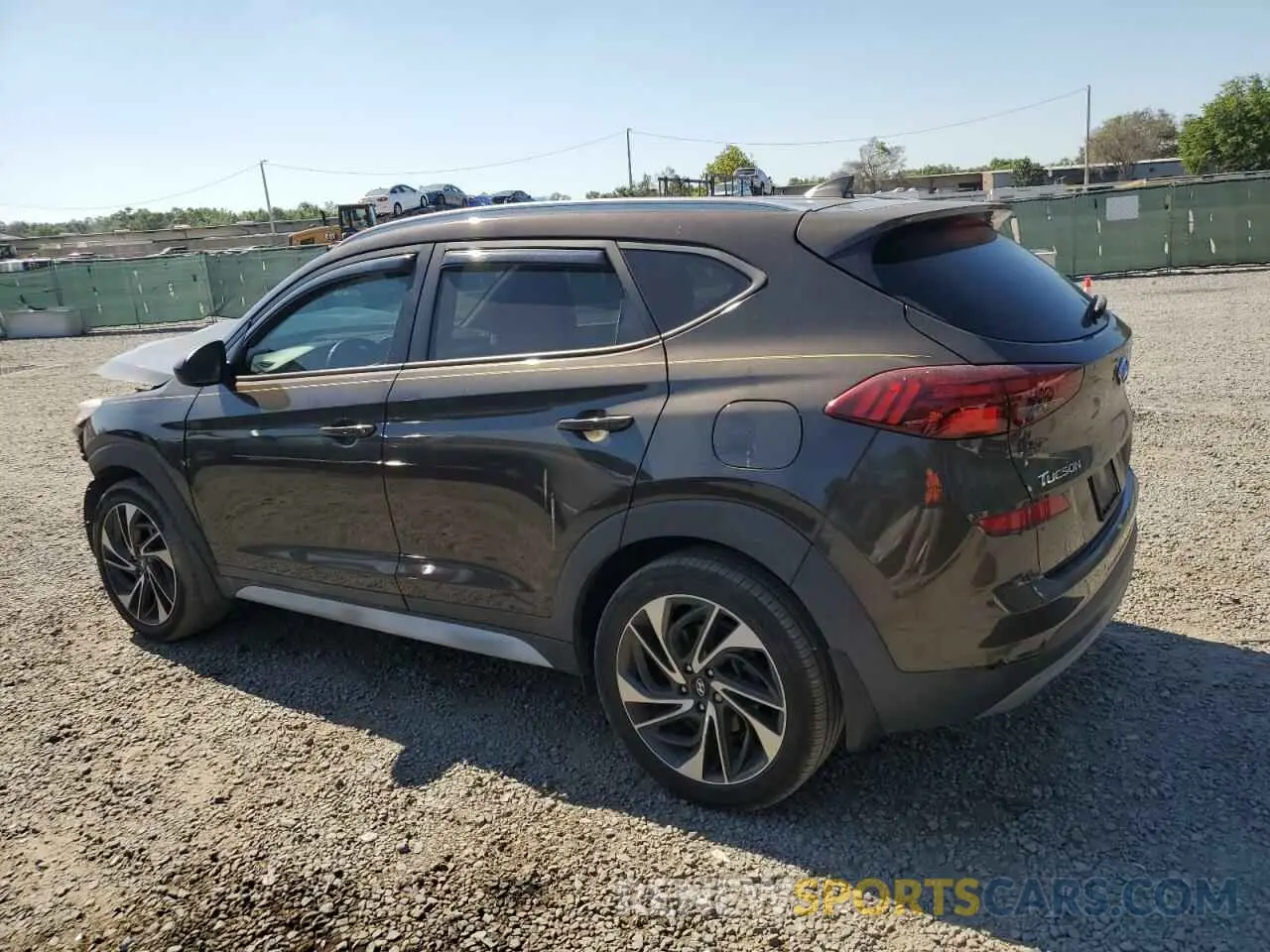 2 Photograph of a damaged car KM8J33AL6LU189882 HYUNDAI TUCSON 2020