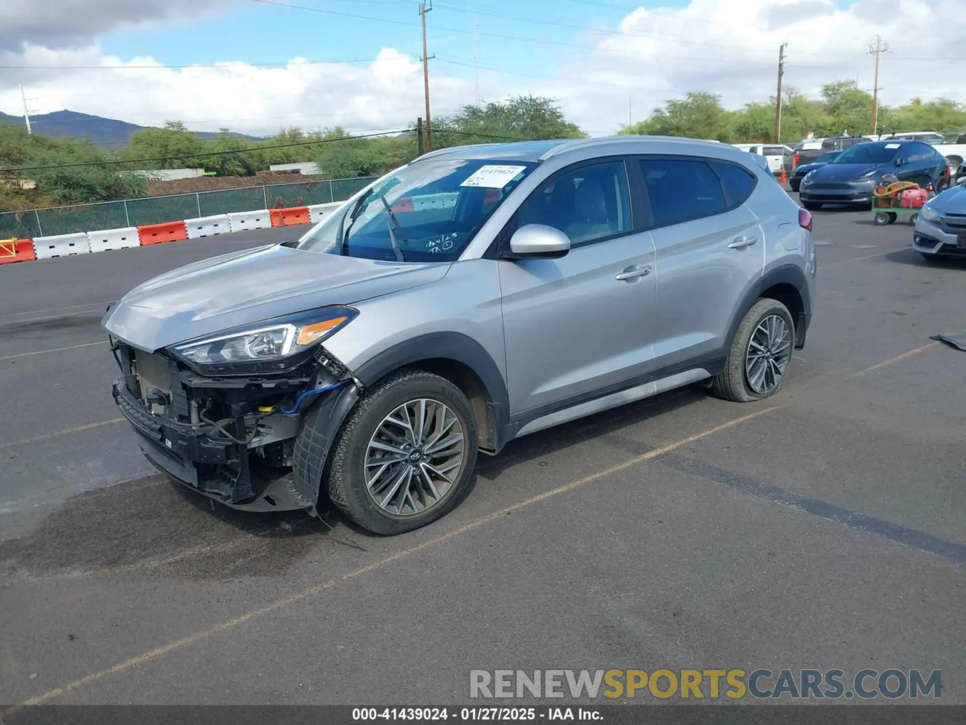 2 Фотография поврежденного автомобиля KM8J33AL7LU214725 HYUNDAI TUCSON 2020
